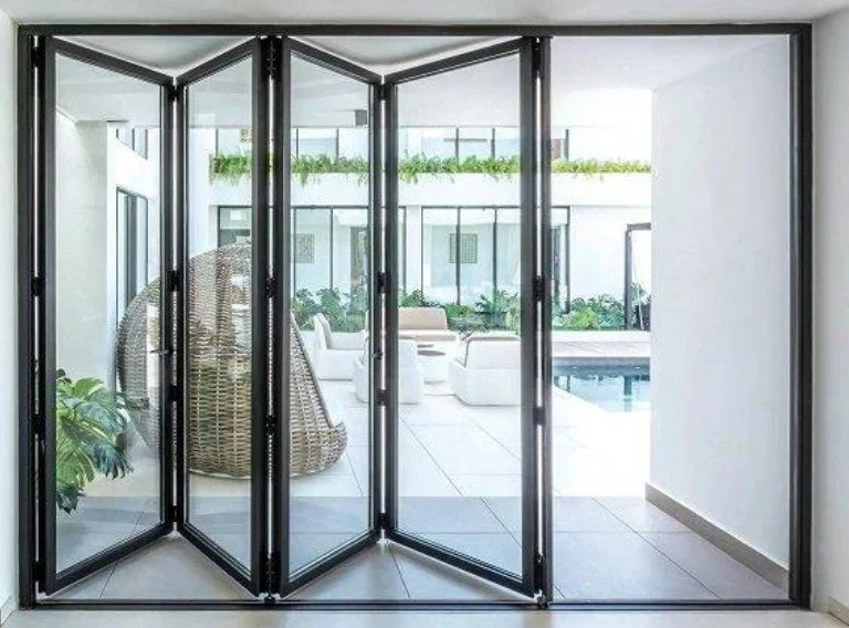 aluminum bifold patio doors